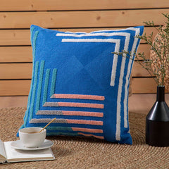 Embroidered Cotton Canvas Towel Pillowcase