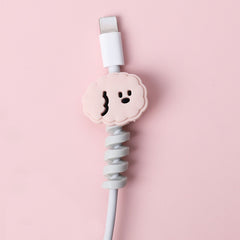 Cartoon Spiral USB Cable Protector and Organizer Bobbin