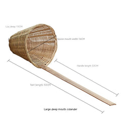 Large Strainer Fishing Spoon for Pasta and Surface Use