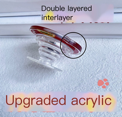 Acrylic Phone Holder with Airbag and Ring Stand