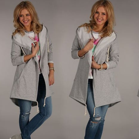 Hooded Long Sleeve Women's Sweatshirt