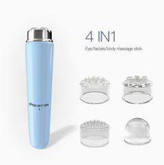 4 In 1 Electric Facial Massager Micro Vibration Eye Beauty Instrument For Relax Eye Dark Circles Eye Bags Puffiness Eye Massage