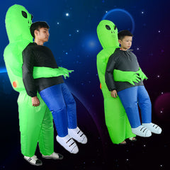Inflatable Alien & Green Ghost