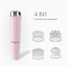 4 In 1 Electric Facial Massager Micro Vibration Eye Beauty Instrument For Relax Eye Dark Circles Eye Bags Puffiness Eye Massage