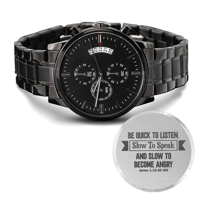 Be Quick to Listen (James 1:19-20) – Men's Watch