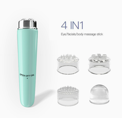 4 In 1 Electric Facial Massager Micro Vibration Eye Beauty Instrument For Relax Eye Dark Circles Eye Bags Puffiness Eye Massage