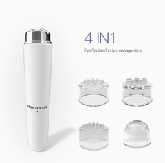 4 In 1 Electric Facial Massager Micro Vibration Eye Beauty Instrument For Relax Eye Dark Circles Eye Bags Puffiness Eye Massage