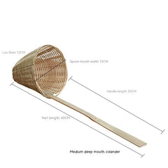 Large Strainer Fishing Spoon for Pasta and Surface Use