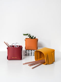 Desktop Storage Basket for Pens, Earphones, and Cosmetics