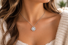 Love Knot Necklace lifestyle shot